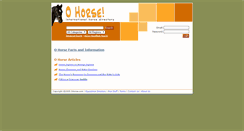 Desktop Screenshot of info.ohorse.com