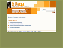 Tablet Screenshot of info.ohorse.com