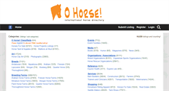 Desktop Screenshot of ohorse.com
