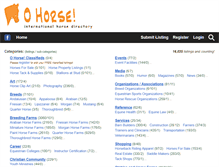 Tablet Screenshot of ohorse.com